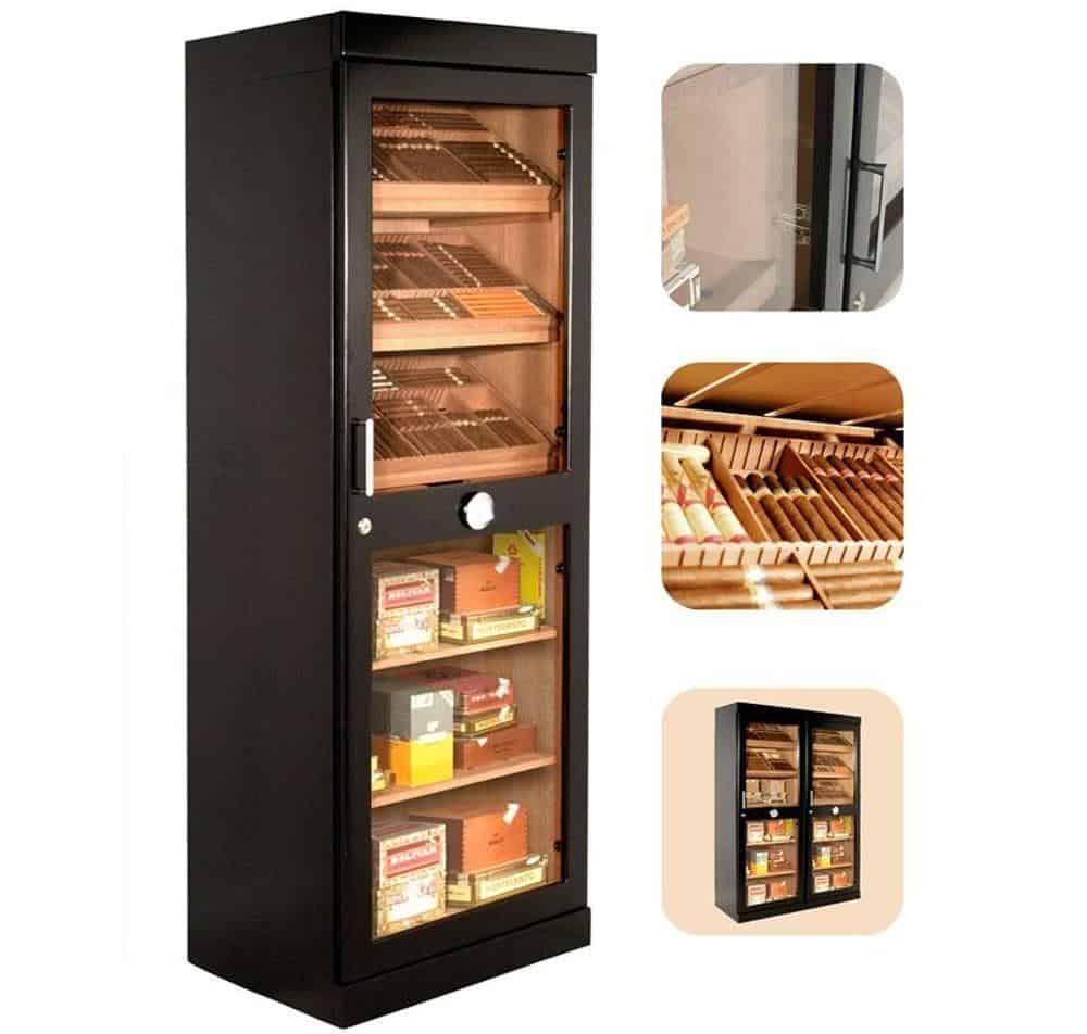 Tủ Bảo Quản Cigar Điện Tử Adorini Roma 325 Màu Đen - Nhập Khẩu Đức & EU