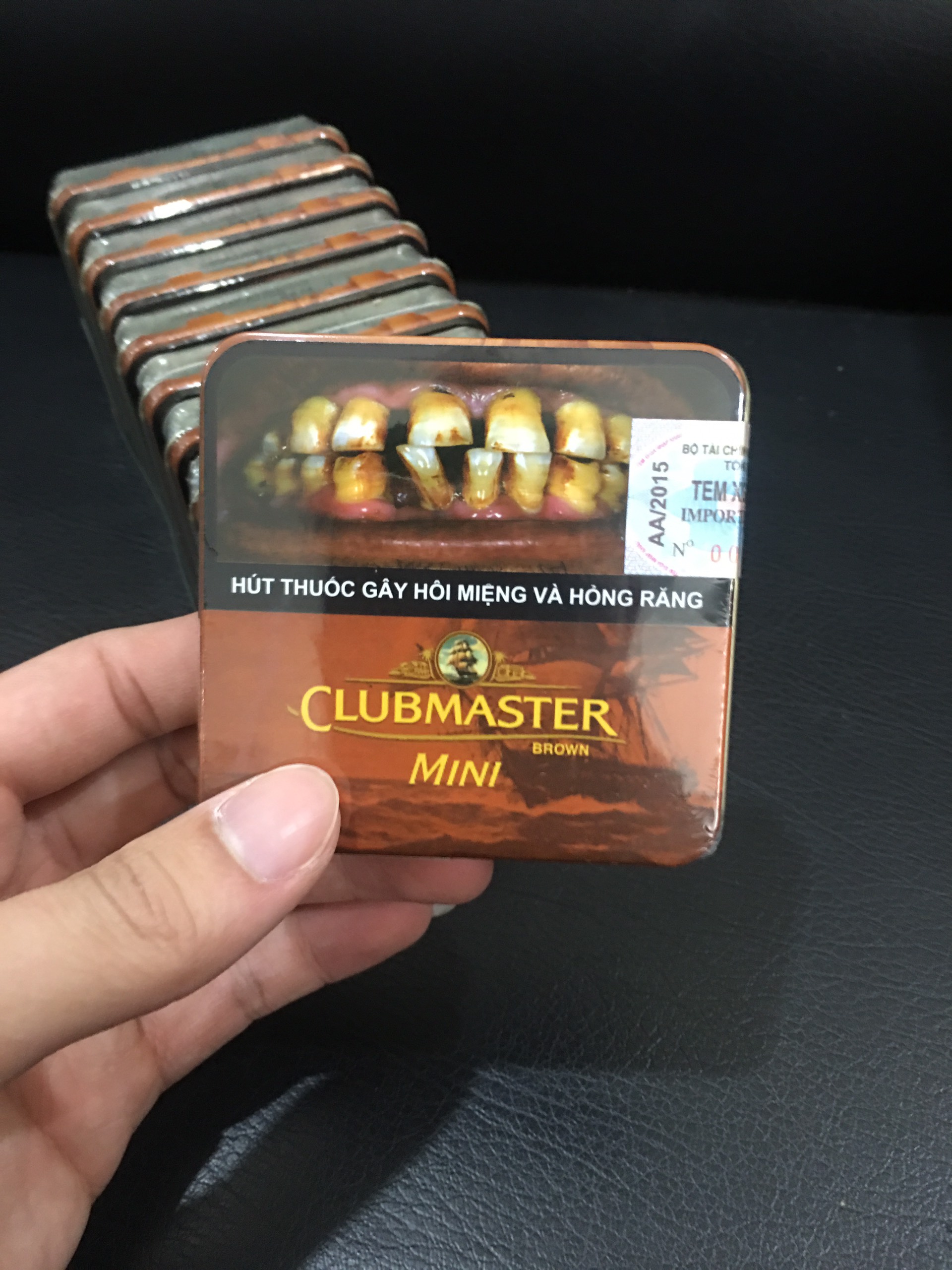Clubmaster Chocolate Mini hộp 20 điếu – Xì Gà Mini – Xì gà cho mọi người