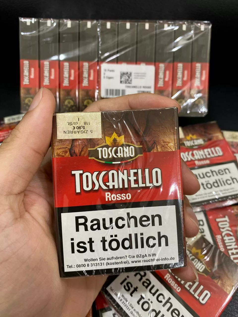 Xì gà Ý Toscanello Rosso (Rosso Caffe) – Xì Gà Mini – Xì gà cho mọi người